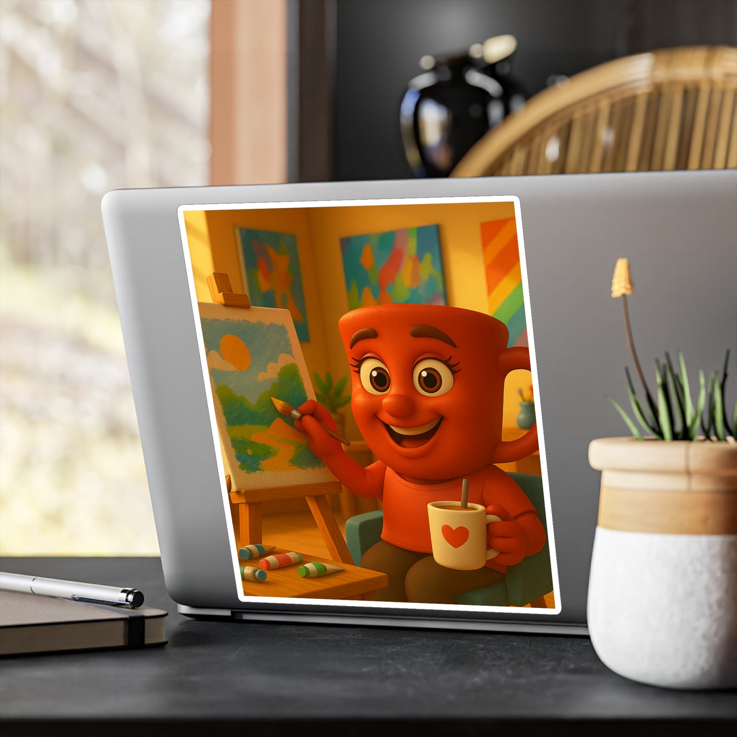 Mugsy Cheerful Vinyl Decals