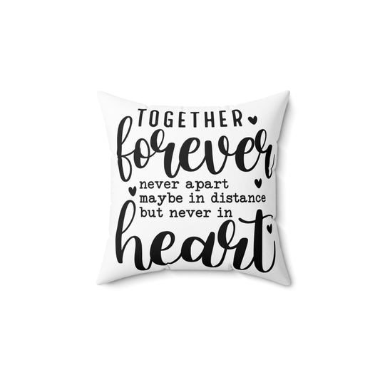 Forever Together Throw Pillow - Romantic Home Decor
