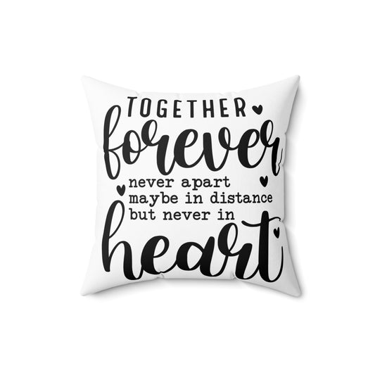 Forever Together Throw Pillow - Romantic Home Decor