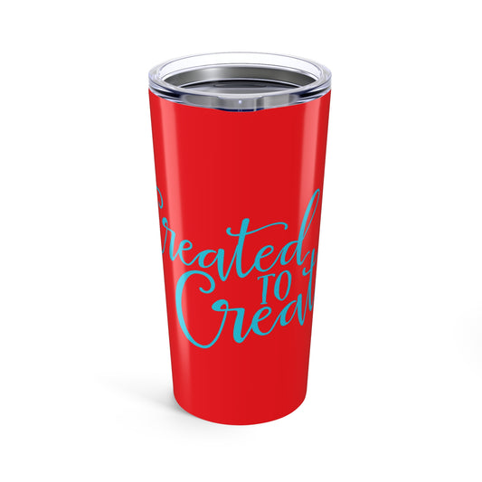 Created to Create (Red Background)